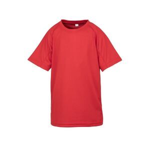Spiro Impact Childrens/Kids Junior Performance Aircool T-Shirt / Red